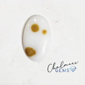 Polka Dot Agate 18x30mm Mixed Shape Cabochon 1pc