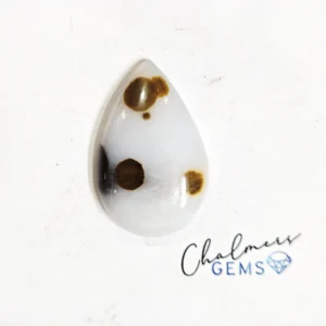 Polka Dot Agate 19x30mm Mixed Shape Cabochon 1pc