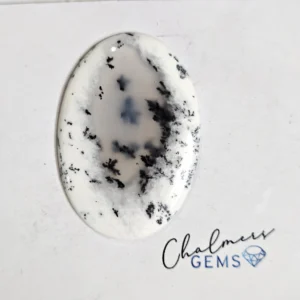 Dendritic Agate 25x37mm Mixed Shape Cabochon 1pc