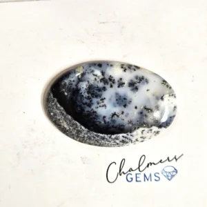 Dendritic Agate 22x34mm Mixed Shape Cabochon 1pc