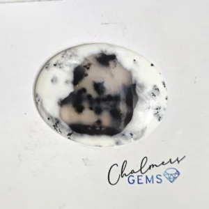 Dendritic Agate 26x34mm Mixed Shape Cabochon 1pc