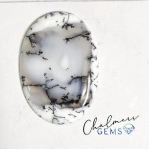 Dendritic Agate 28x41mm Mixed Shape Cabochon 1pc