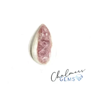 Pink Tourmaline In Quartz 14x25mm Mixed Shape Cabochon 1pc
