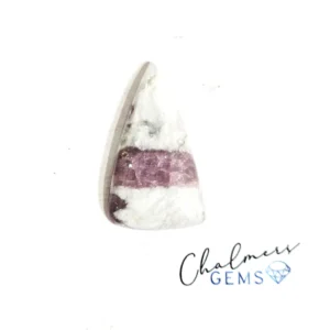 Pink Tourmaline In Quartz 16x28mm Mixed Shape Cabochon 1pc