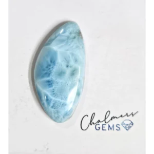 Larimar 18x36mm Mixed Shape Cabochon 1pc