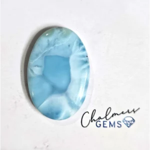 Larimar 21x31mm Mixed Shape Cabochon 1pc