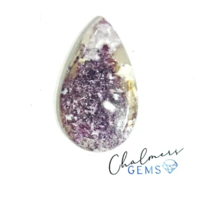Lepidolite 22x37mm Mixed Shape Cabochon 1pc