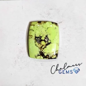 Lemon Chrysoprase 20x24mm Mixed Shape Cabochon 1pc