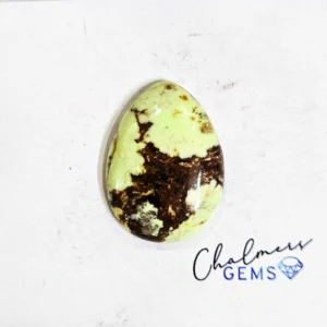 Lemon Chrysoprase 20x27mm Mixed Shape Cabochon 1pc