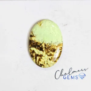 Lemon Chrysoprase 21x29mm Mixed Shape Cabochon 1pc