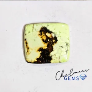 Lemon Chrysoprase 24x27mm Mixed Shape Cabochon 1pc