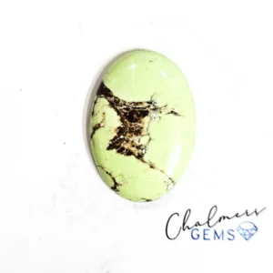 Lemon Chrysoprase 21x31mm Mixed Shape Cabochon 1pc