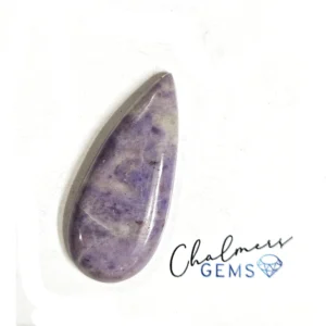 Lavender Jade 16x36mm Mixed Shape Cabochon 1pc