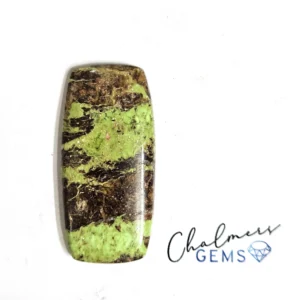 Gaspeite 17x35mm Mixed Shape Cabochon 1pc