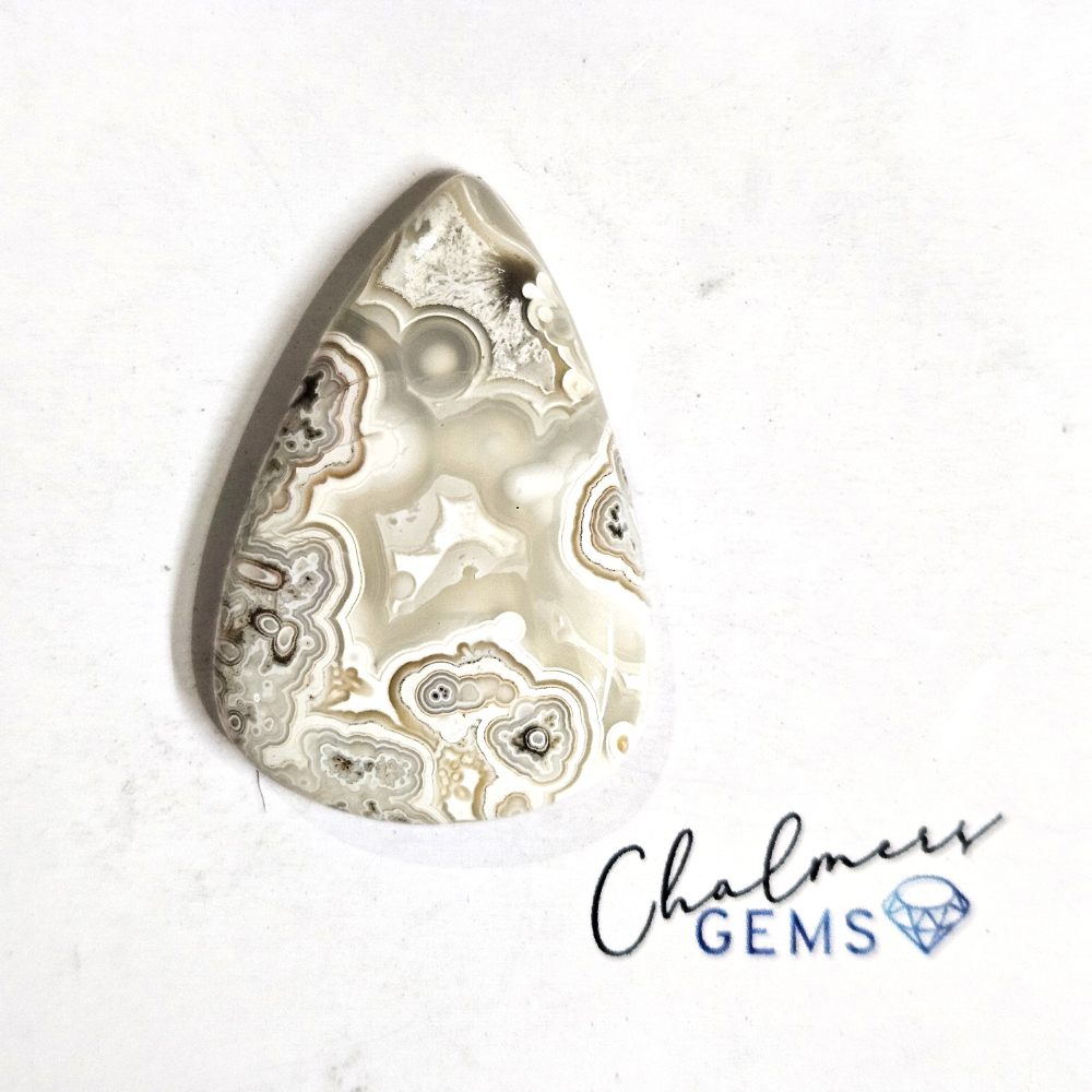 Crazy Lace Agate 21x32mm Mixed Shape Cabochon 1pc