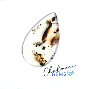 Montana Agate 21x36mm Mixed Shape Cabochon 1pc