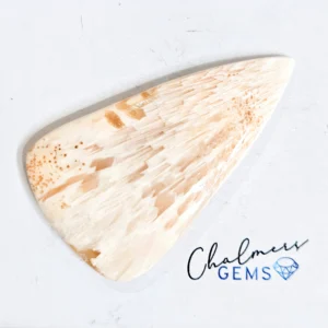 Scolecite Orange 28x49mm Mixed Shape Cabochon 1pc