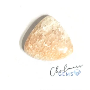 Scolecite Orange 28x29mm Mixed Shape Cabochon 1pc