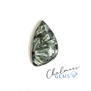 Seraphinite Green 16x28mm Mixed Shape Cabochon 1pc