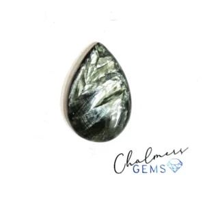 Seraphinite Green 18x27mm Mixed Shape Cabochon 1pc
