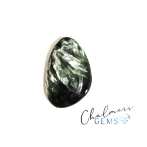 Seraphinite Green 17x27mm Mixed Shape Cabochon 1pc