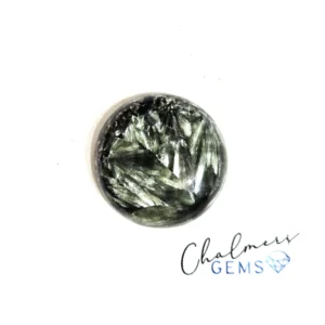 Seraphinite Green 23x23mm Mixed Shape Cabochon 1pc