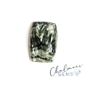 Seraphinite Green 17x25mm Mixed Shape Cabochon 1pc