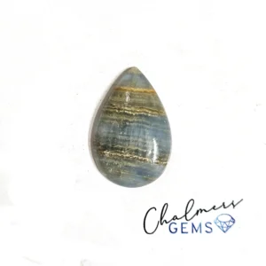 Lemurian Aquatine Calcite 16x24mm Mixed Shape Cabochon 1pc