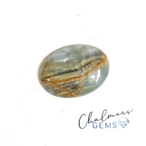 Lemurian Aquatine Calcite 19x26mm Mixed Shape Cabochon 1pc