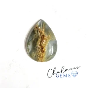 Lemurian Aquatine Calcite 19x26mm Mixed Shape Cabochon 1pc