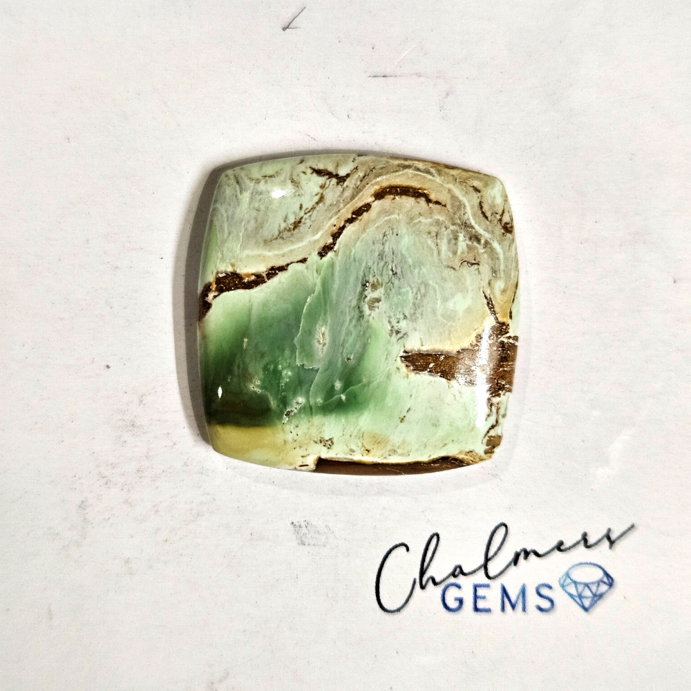 Variscite 25x25mm Mixed Shape Cabochon 1pc