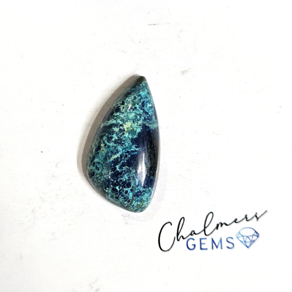 Shattuckite 13x25mm Mixed Shape Cabochon 1pc